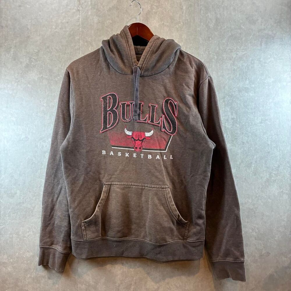 Nba Men's Brown and Grey Hoodie